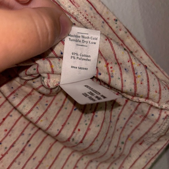 Marine Layer Classic Crew Tee Confetti Stripe Women’s Size Large NWT - Picture 7 of 8